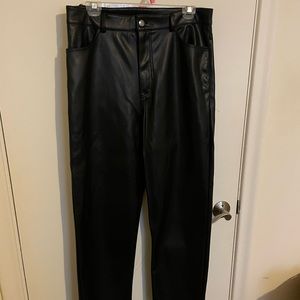 Dynamite Gisele Faux Leather Pants